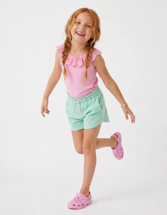 Comprar Online Cal&ccedil;&otilde;es de Felpa, Menina, Verde Claro