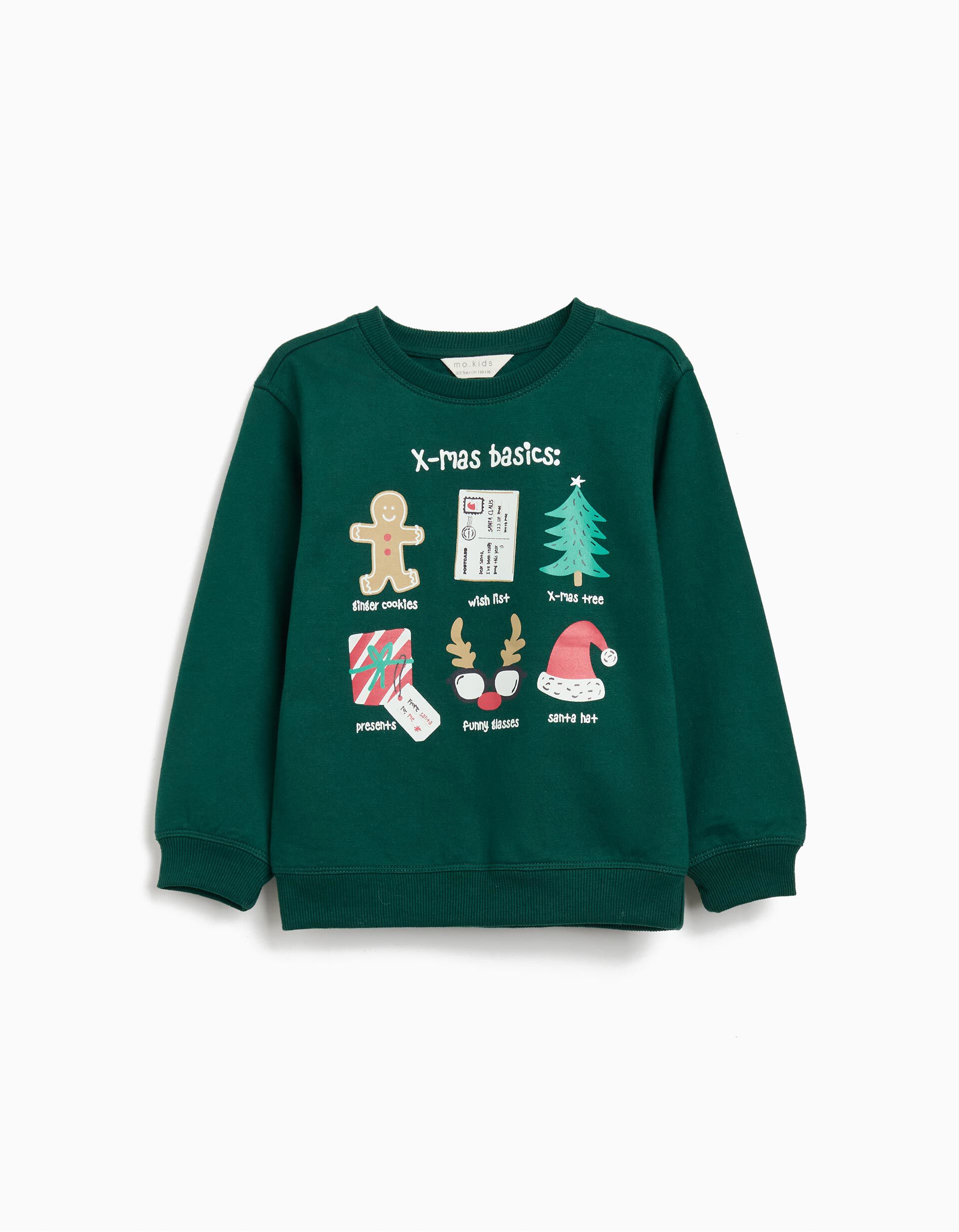 Comprar Online Sweatshirt de Natal, Menino, Verde