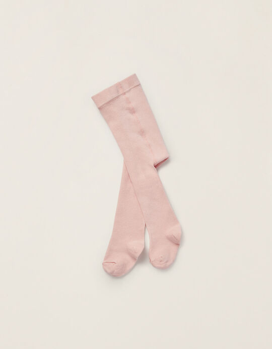 Anti-Pilling Tights for Baby Girls, Pink