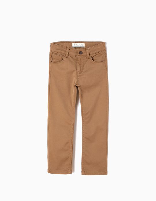 Camel Twill Trousers