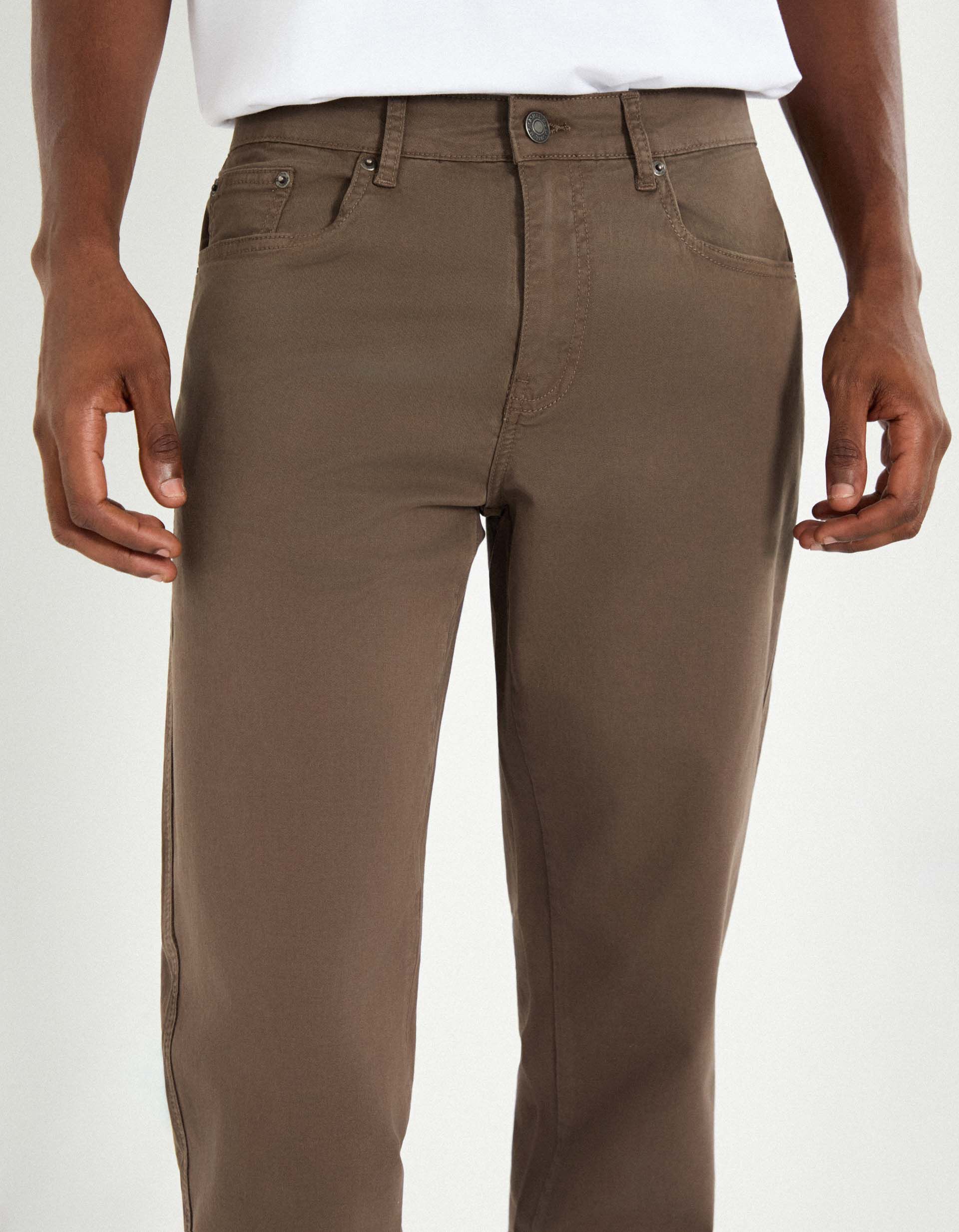 Comprar Online Cal&ccedil;as 'Slim Fit', Homem, Castanho 