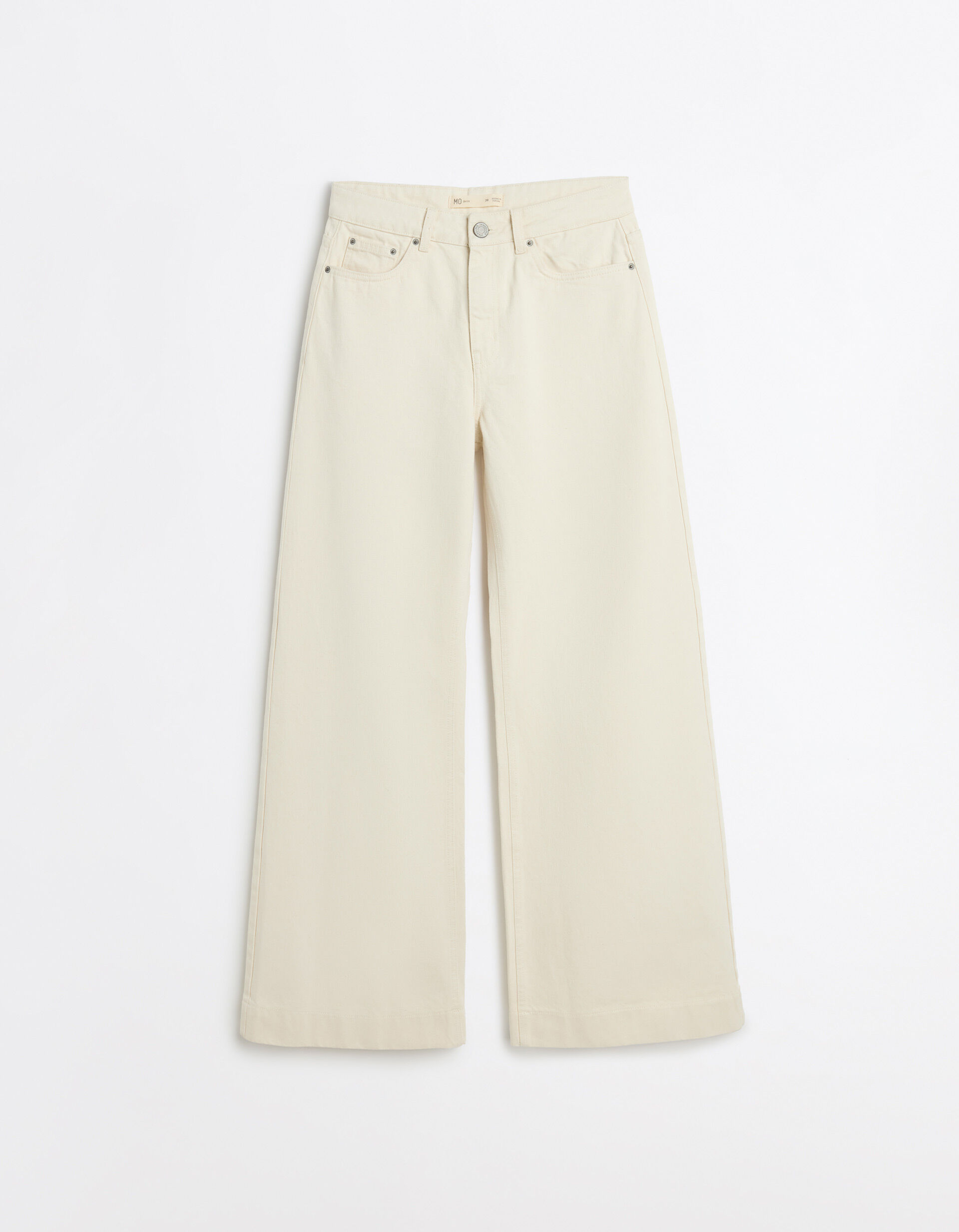 Comprar Online Cal&ccedil;as de Ganga Wide Leg, Mulher, Cru