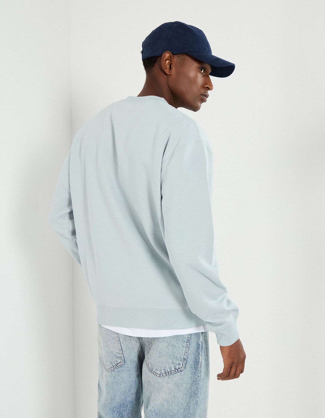Sweatshirt de Felpa, Homem, Azul