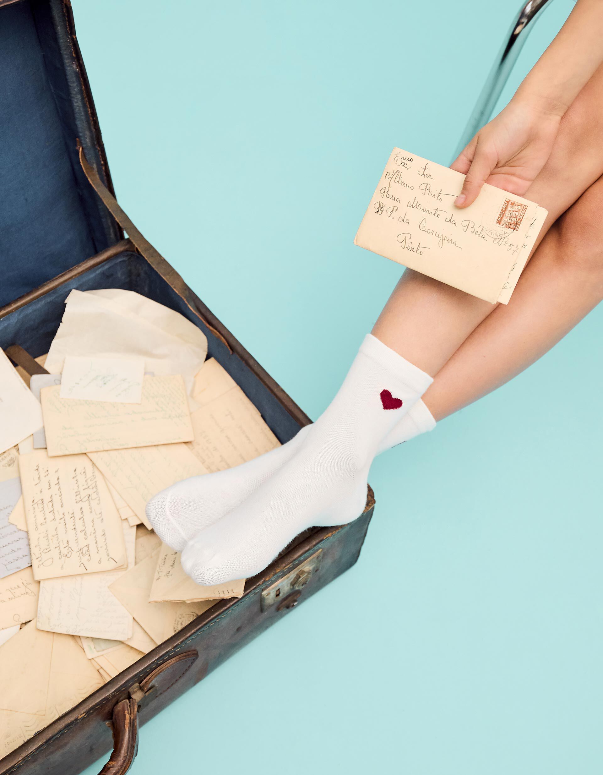 Comprar Online Pack 5 Pares de Meias Dia dos Namorados, Menina, Multicor