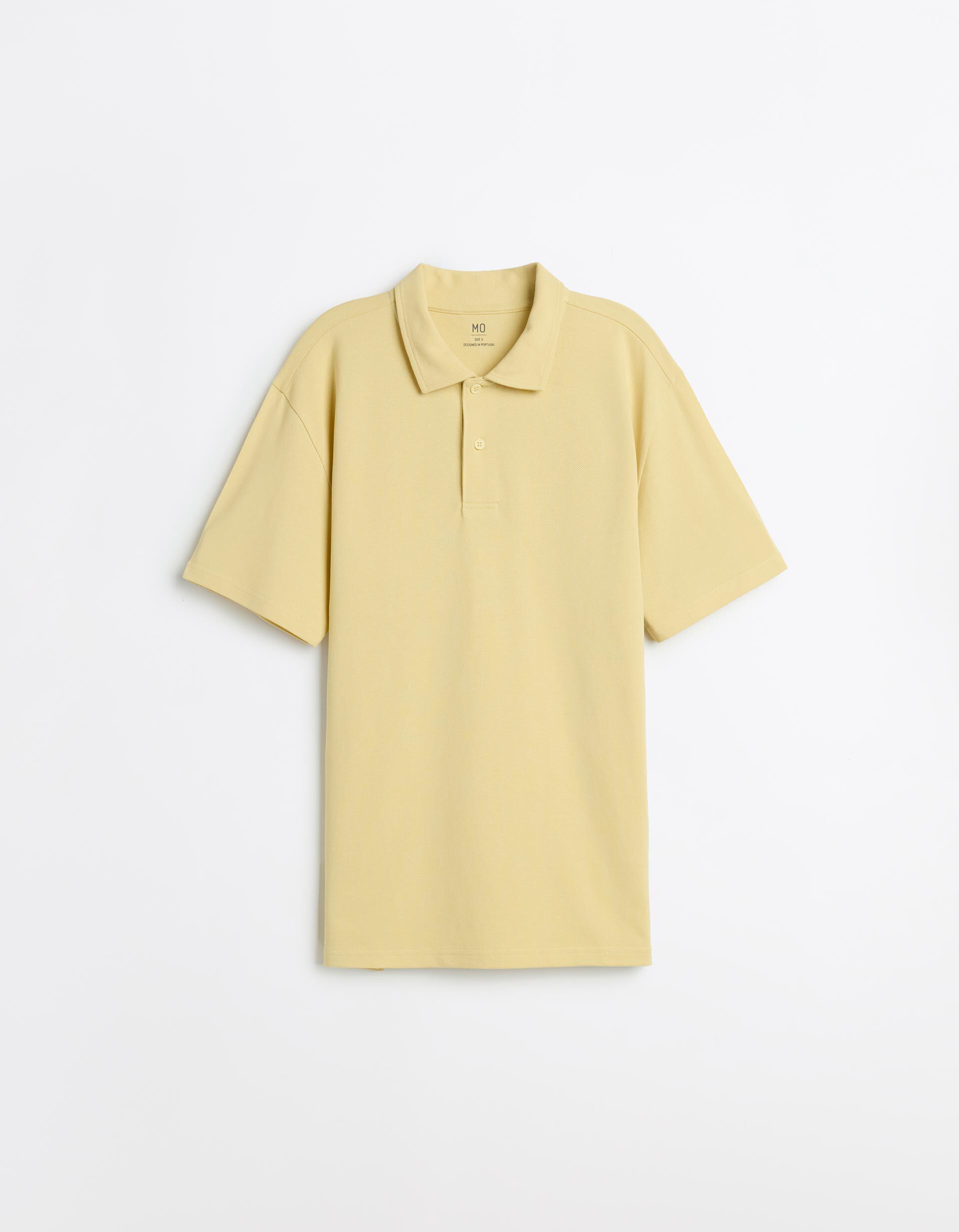 Comprar Online Polo Piquet, Homem, Amarelo Claro