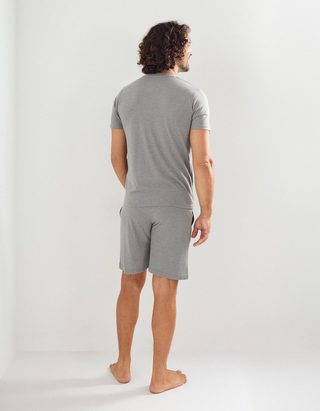 Pijama Jersey, Homem, Cinzento Escuro 