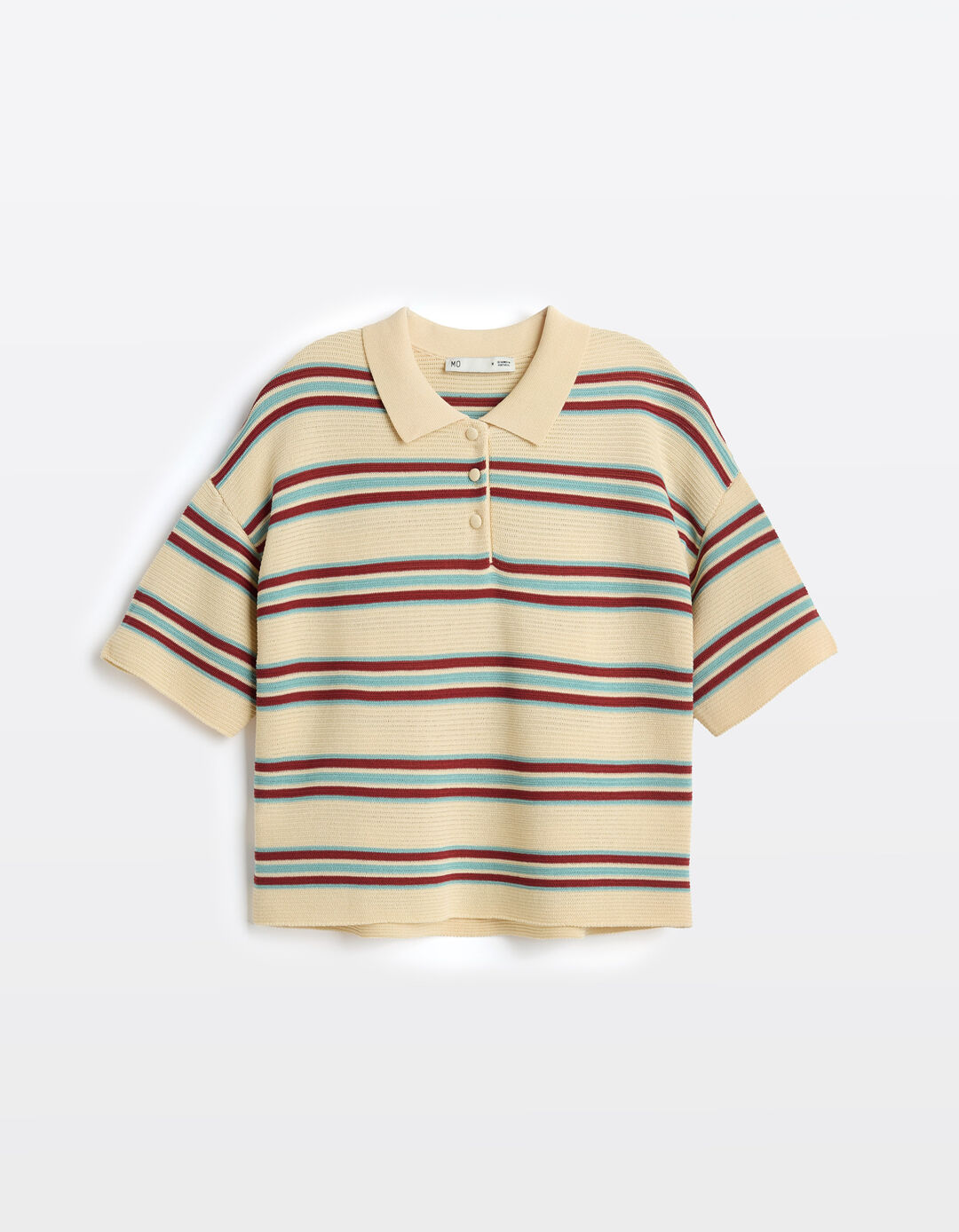 Polo de Malha, Mulher, Bege 