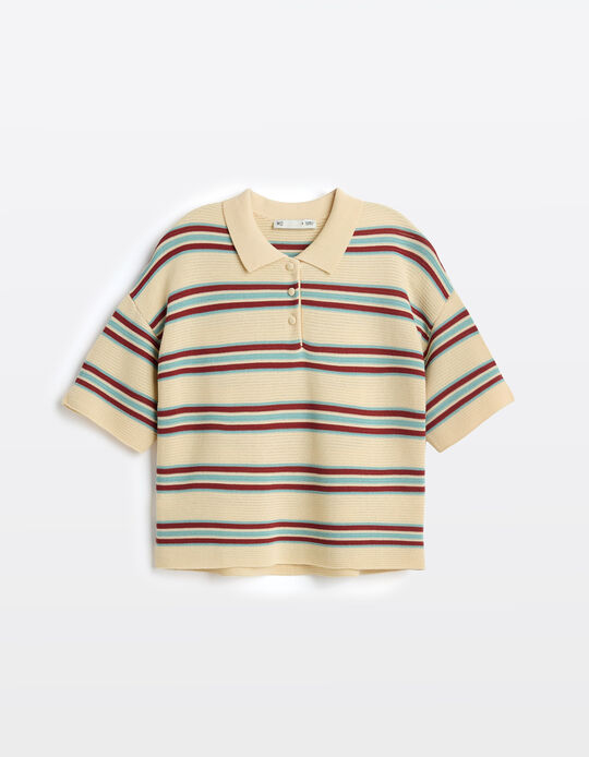 Comprar Online Polo de Malha, Mulher, Bege 