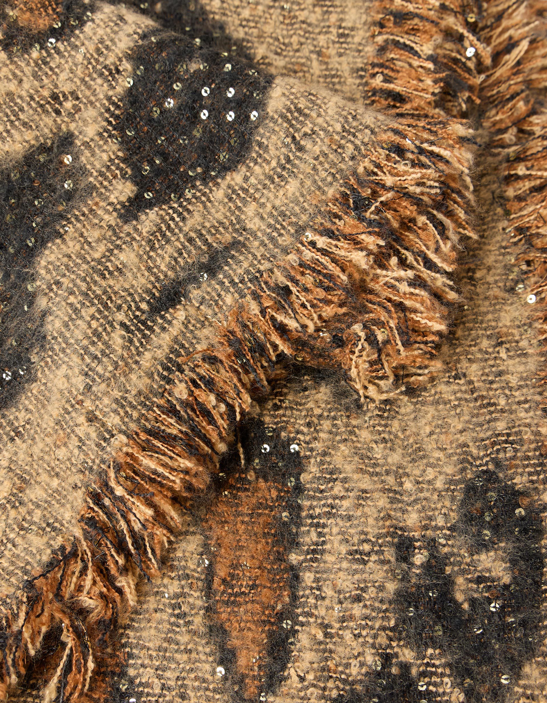 Comprar Online Cachecol Animal Print, Mulher, Bege