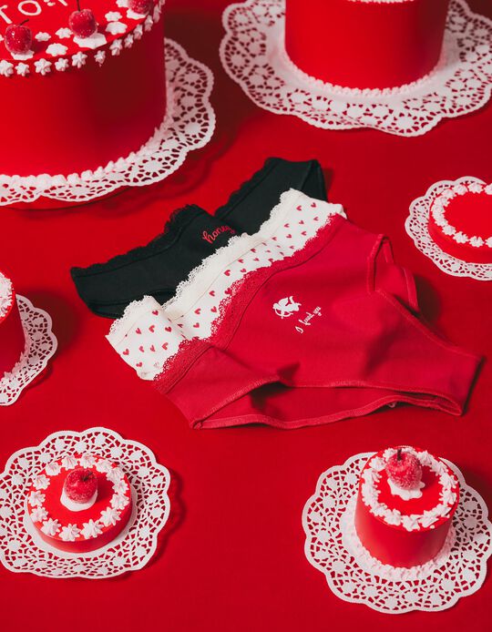 Comprar Online Pack 3 Cuecas, Mulher, Preto