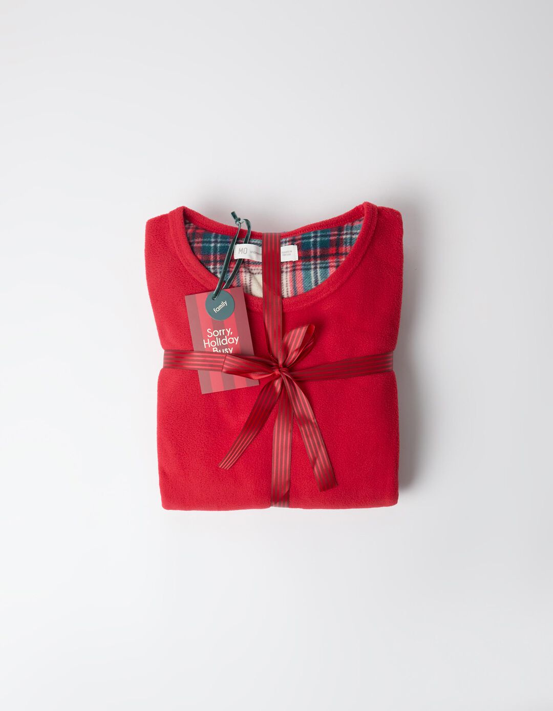 Pijama Polar De Natal, Mulher, Vermelho Escuro