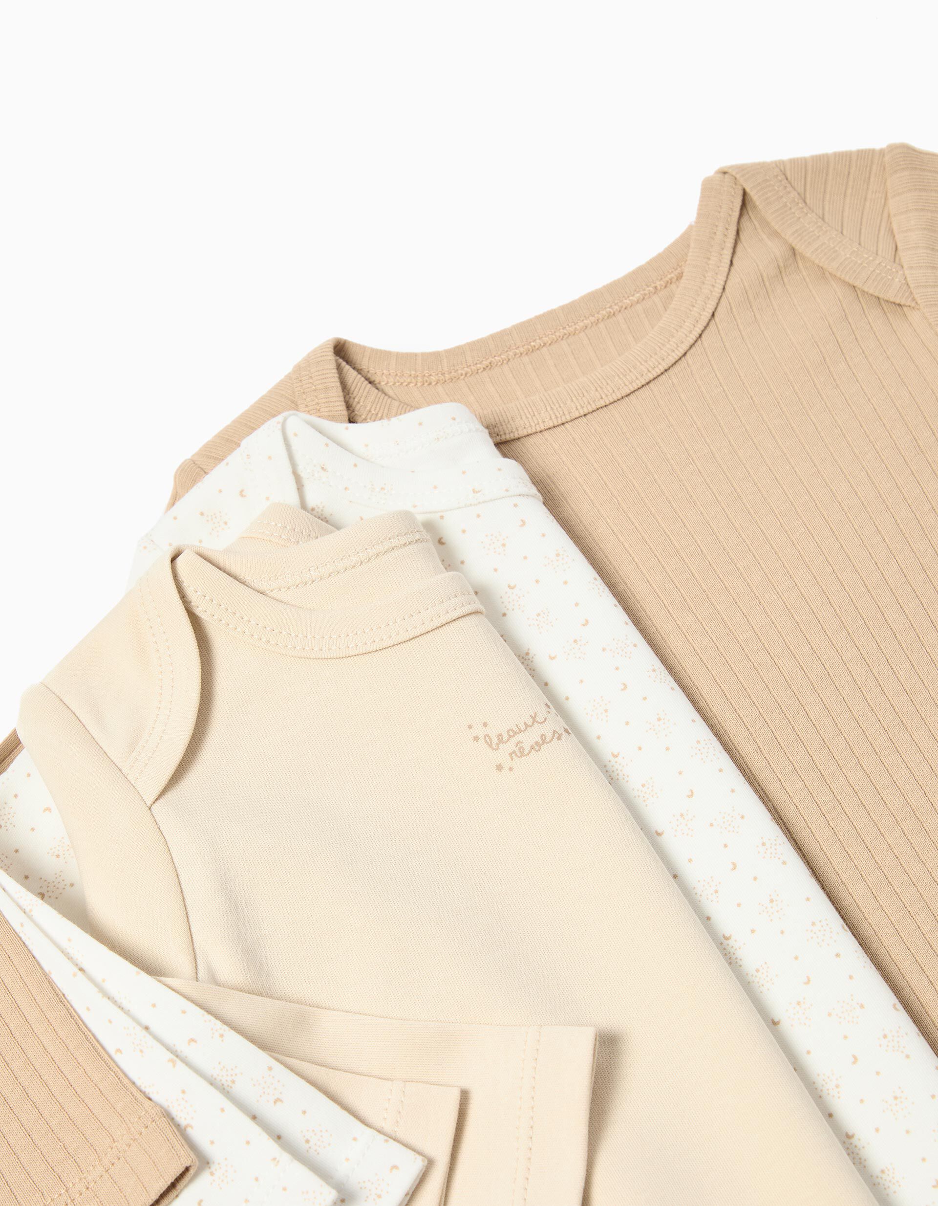 Comprar Online Pack 3 Bodies de Manga Comprida, Beb&eacute;, Multicor