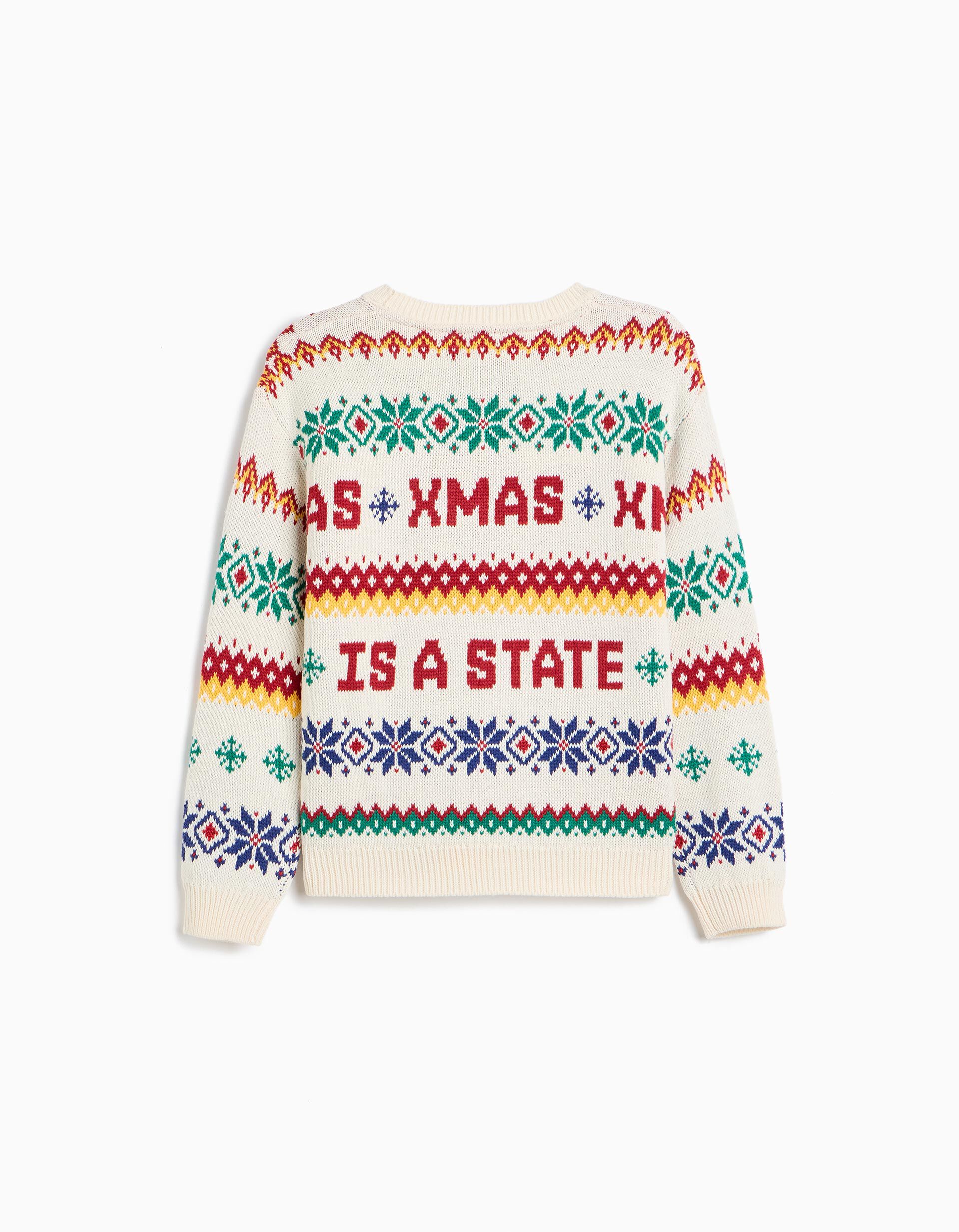 Comprar Online Camisola De Malha De Natal, Menino, Cru