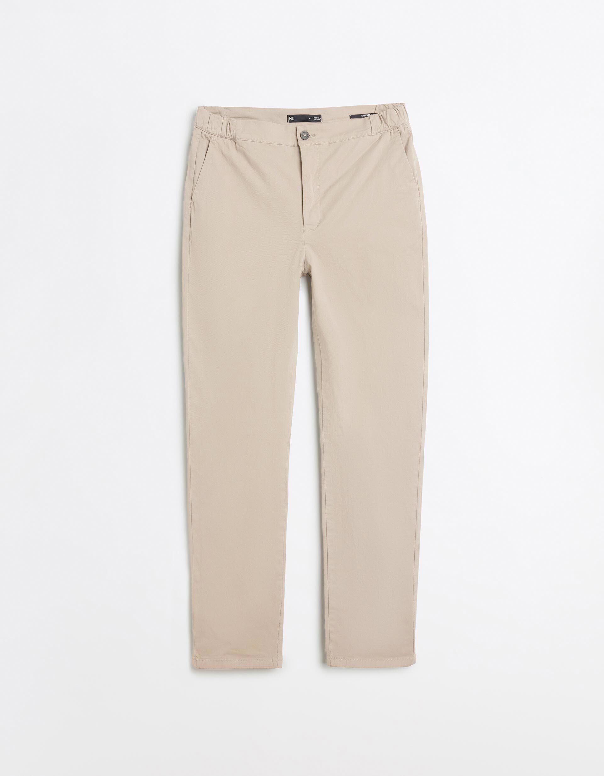 Comprar Online Cal&ccedil;as 'Tapered Fit', Homem, Bege