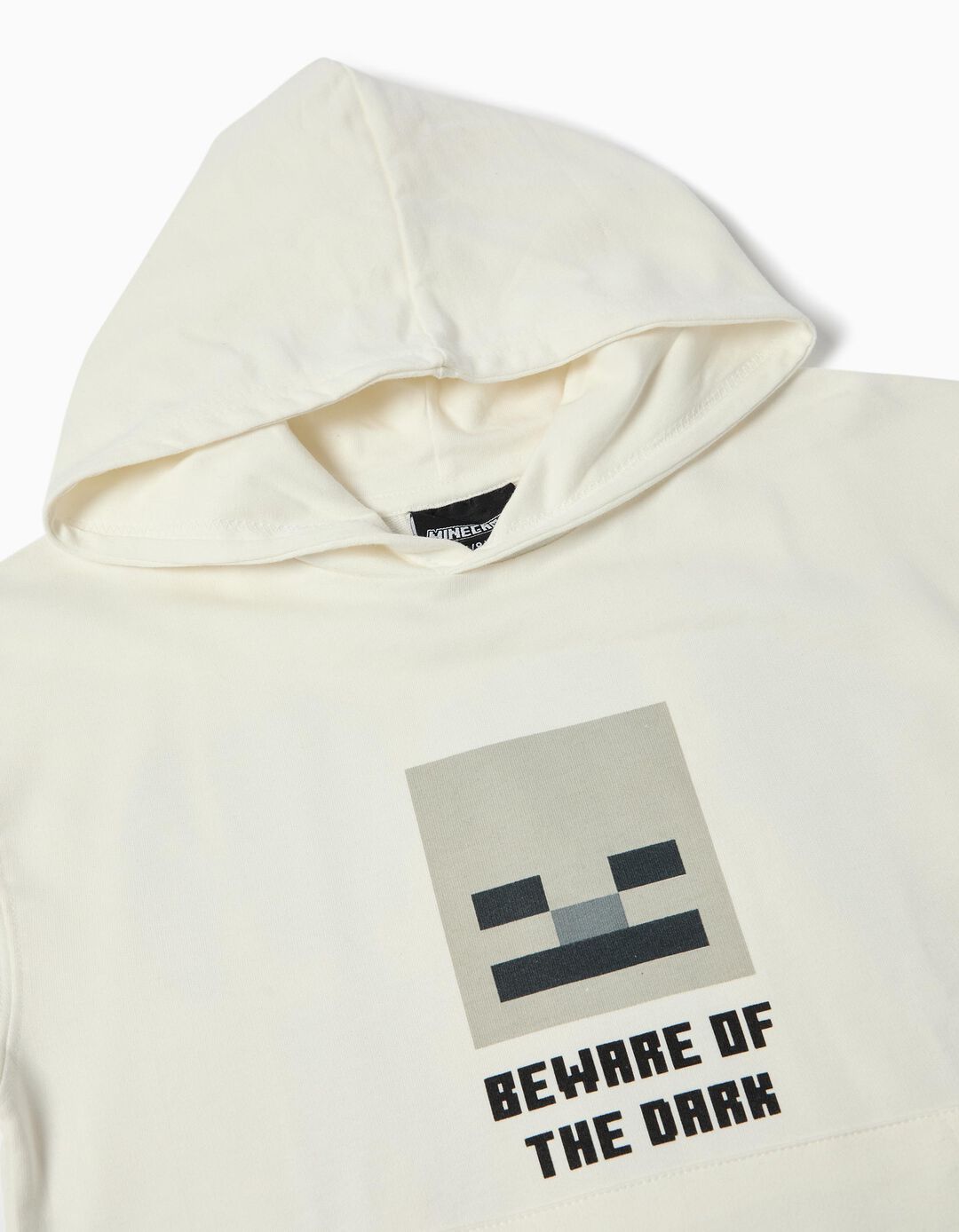 Casaco com Capuz 'Minecraft', Menino, Branco