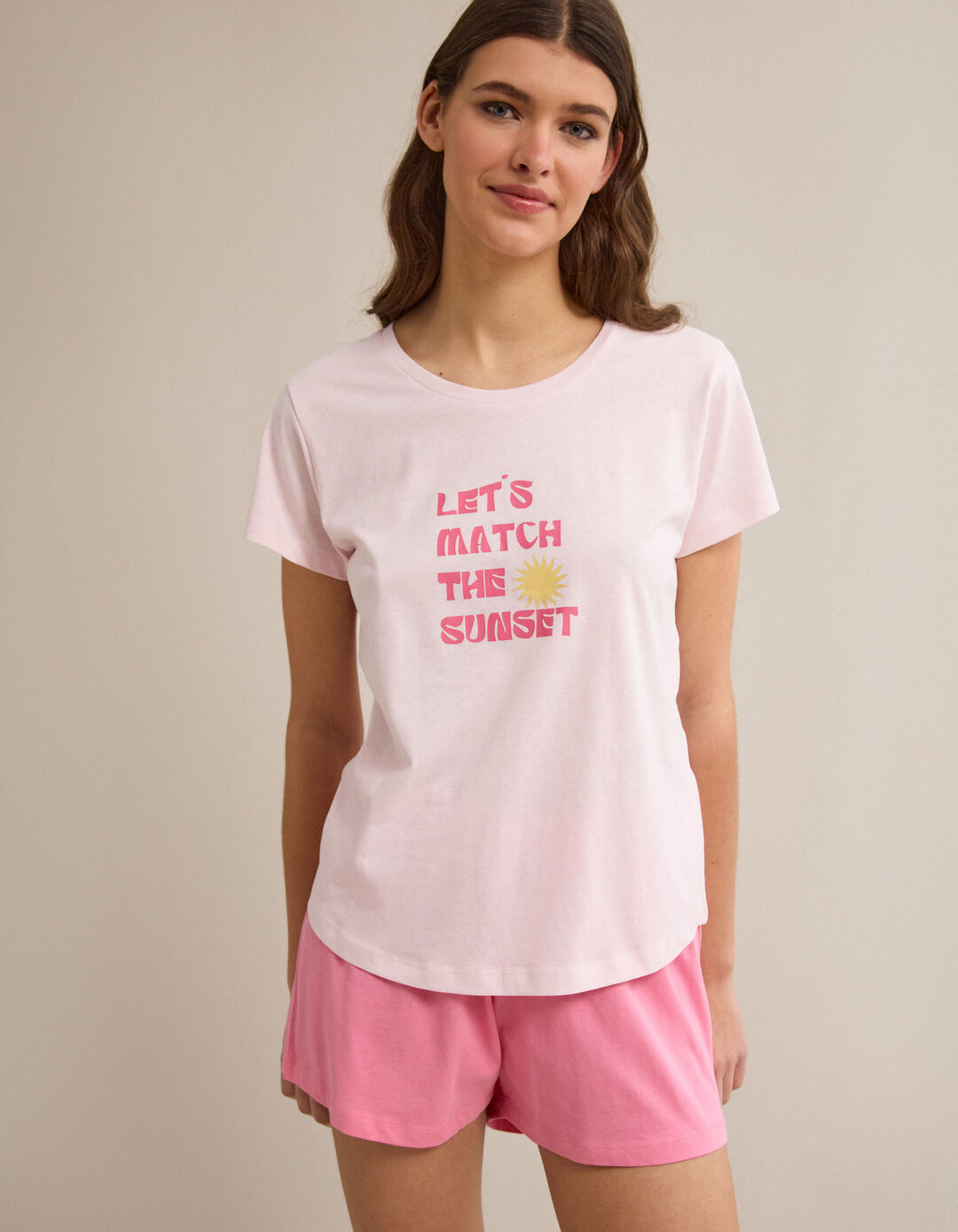 Pijama, Mulher, Rosa Claro