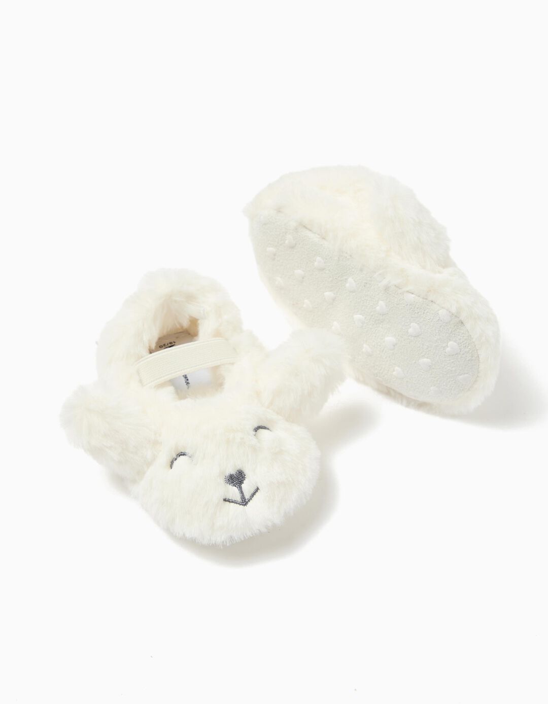 Pantufas, Menina, Branco