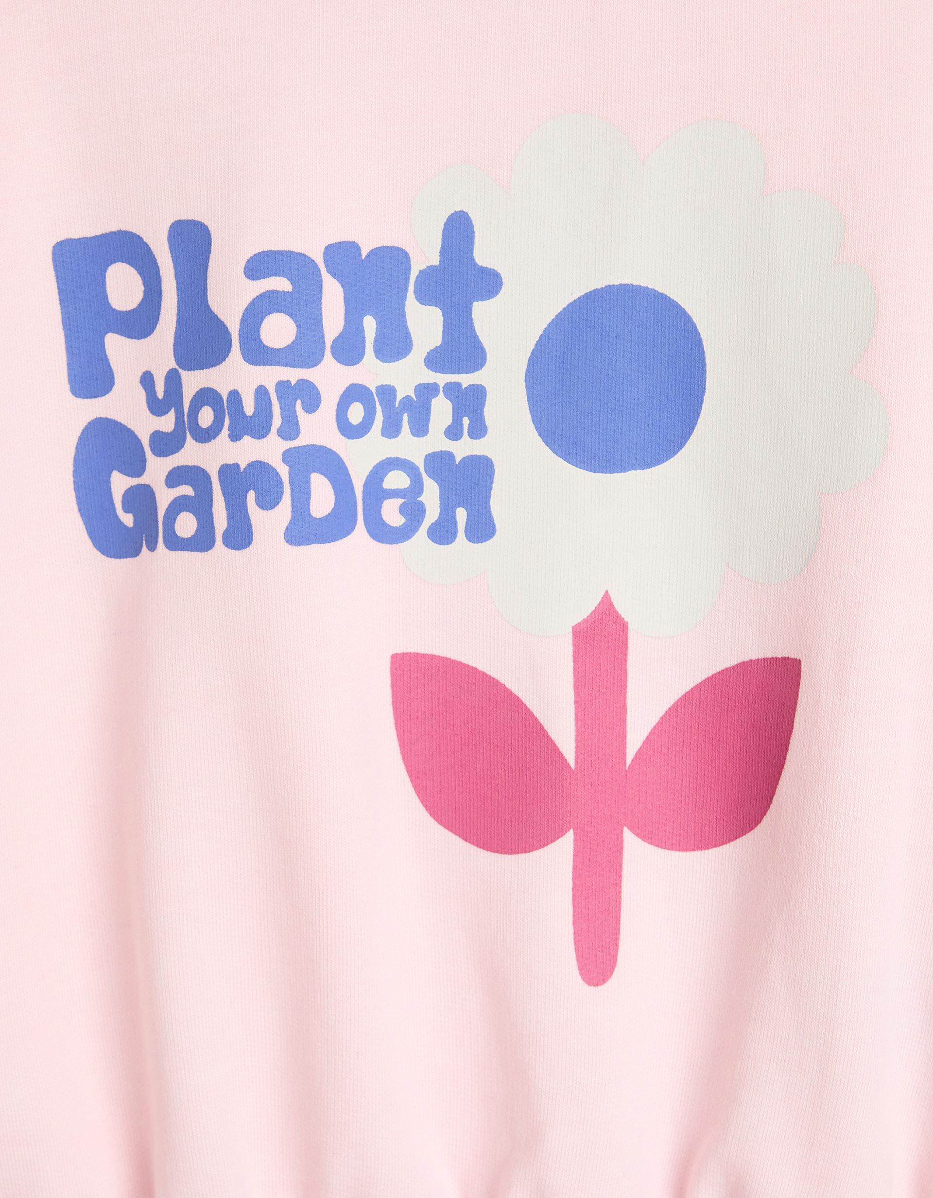 Comprar Online Sweatshirt De Felpa Estampada, Menina, Rosa Claro
