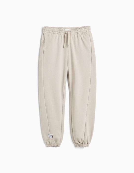Comprar Online Cal&ccedil;as Jogger De Felpa, Menino, Cinzento