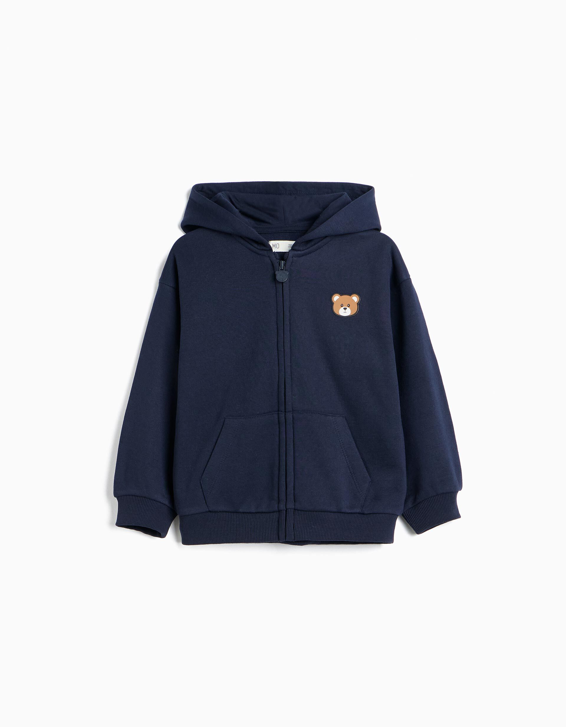 Comprar Online Casaco De Felpa, Menino, Azul Escuro