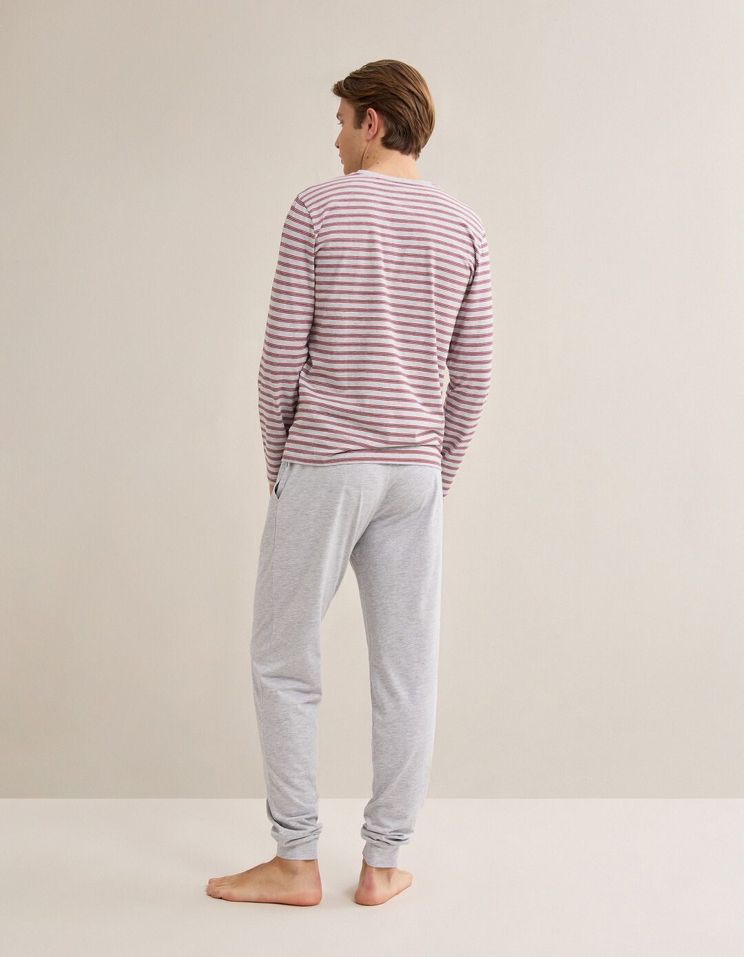 Pijama, Homem, Cinzento Claro