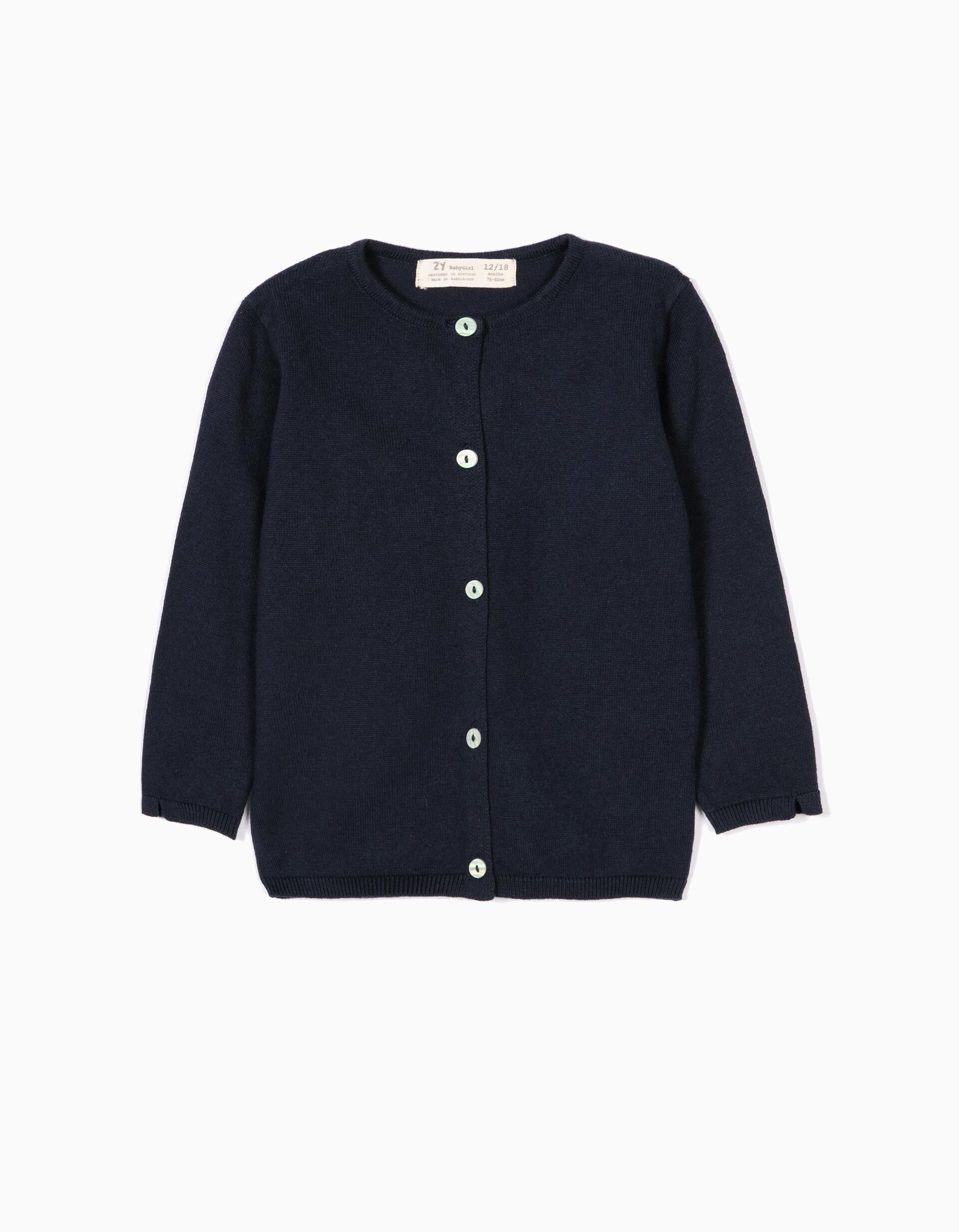 Chaqueta azul marino niña Clearance