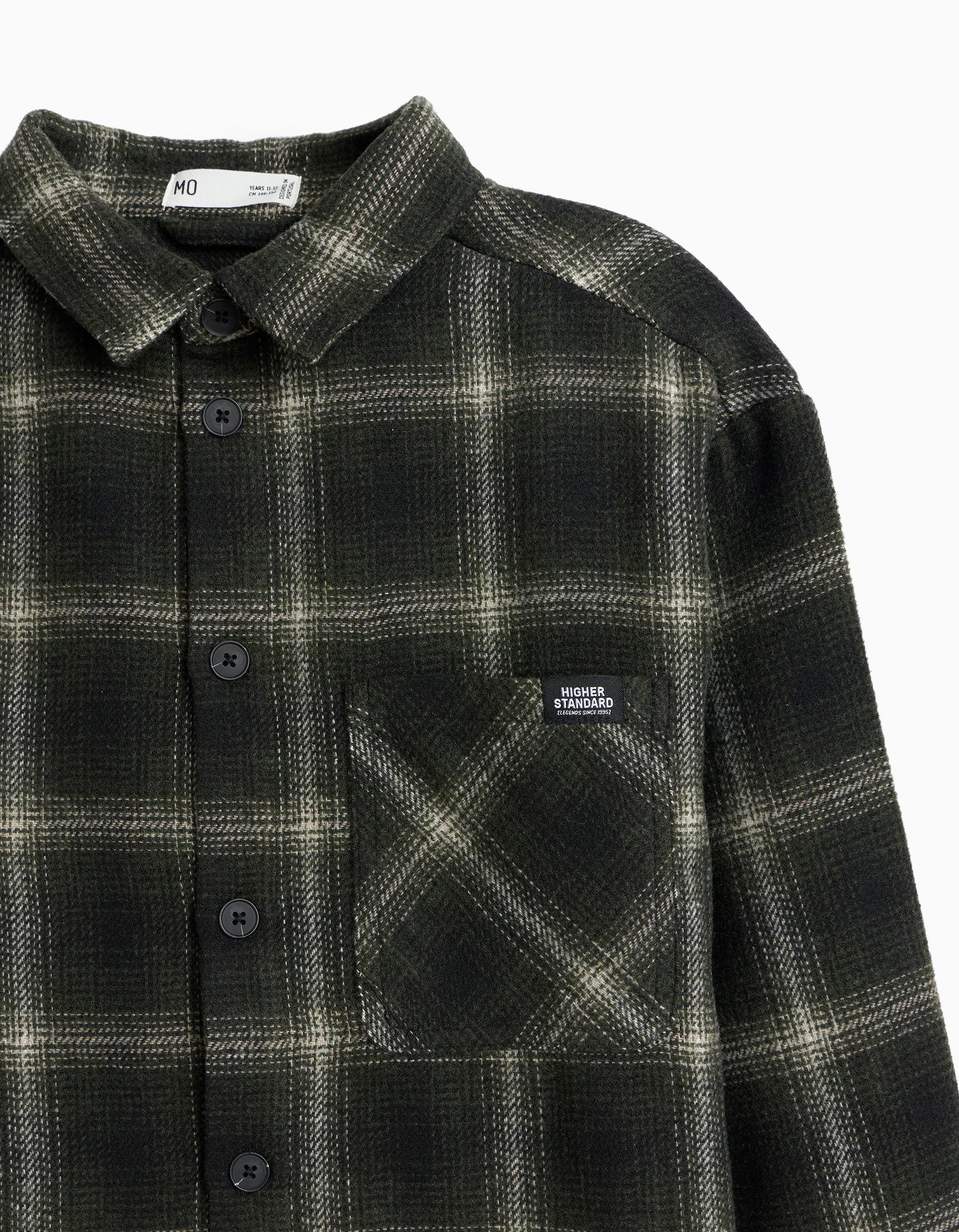 Comprar Online Camisa Xadrez, Menino, Verde Escuro