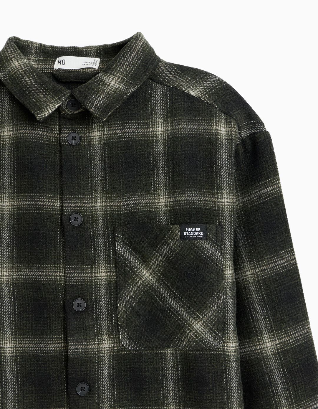 Camisa Xadrez, Menino, Verde Escuro