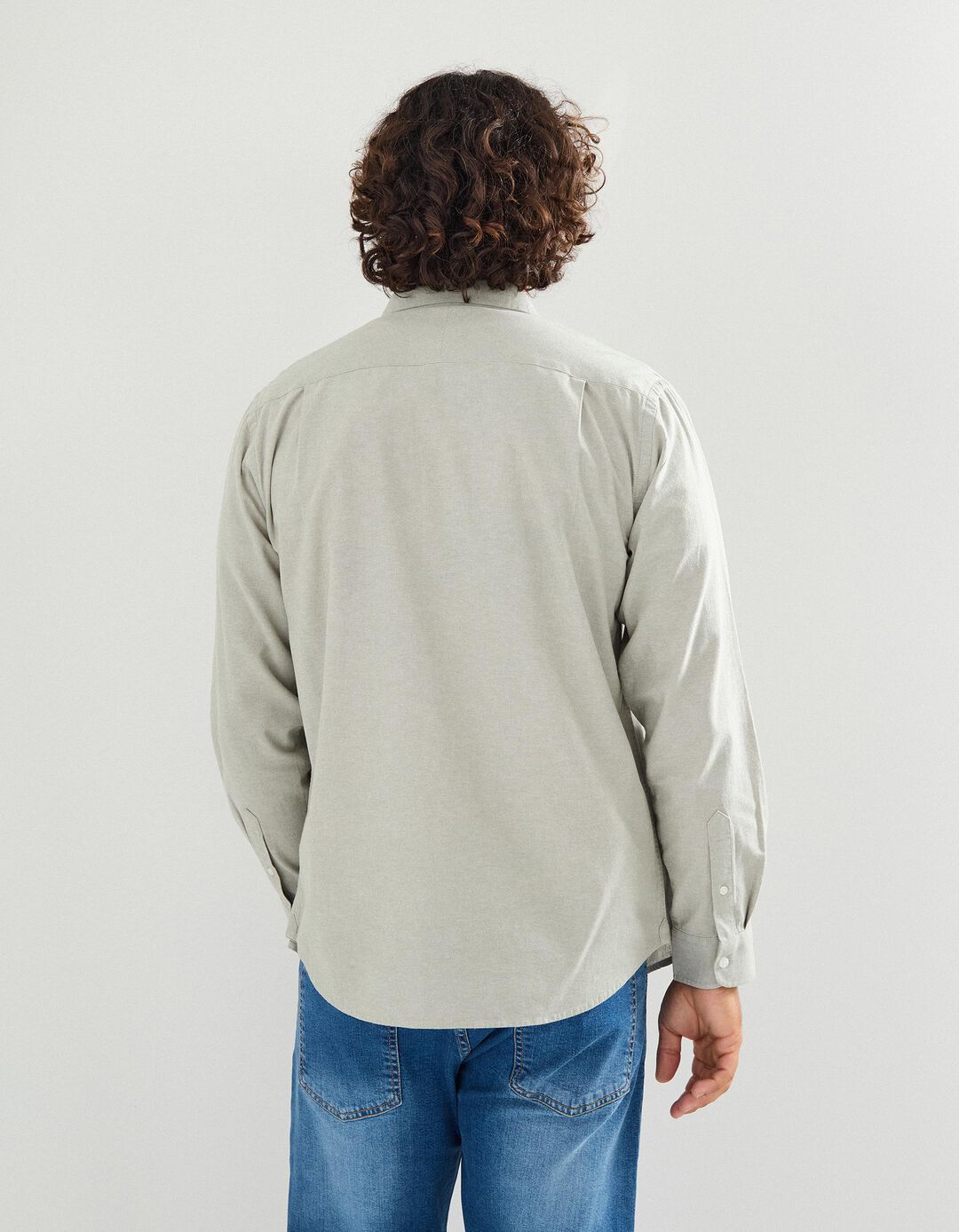Camisa, Homem, Cinzento Claro