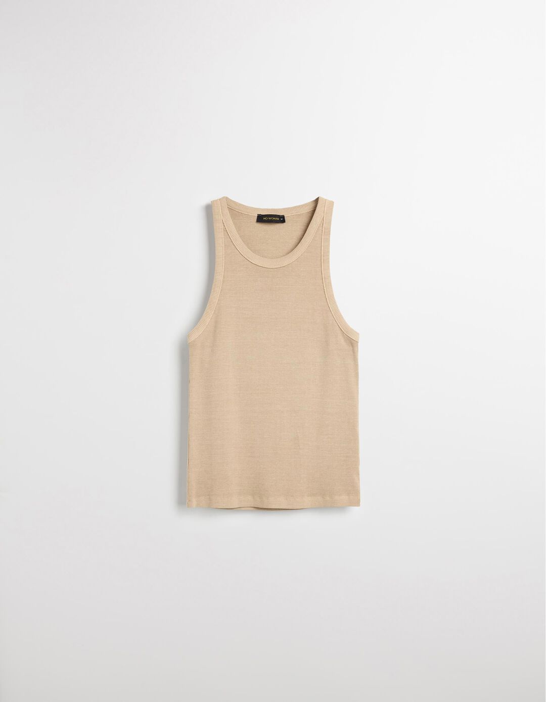 Tank Top, Mulher, Bege