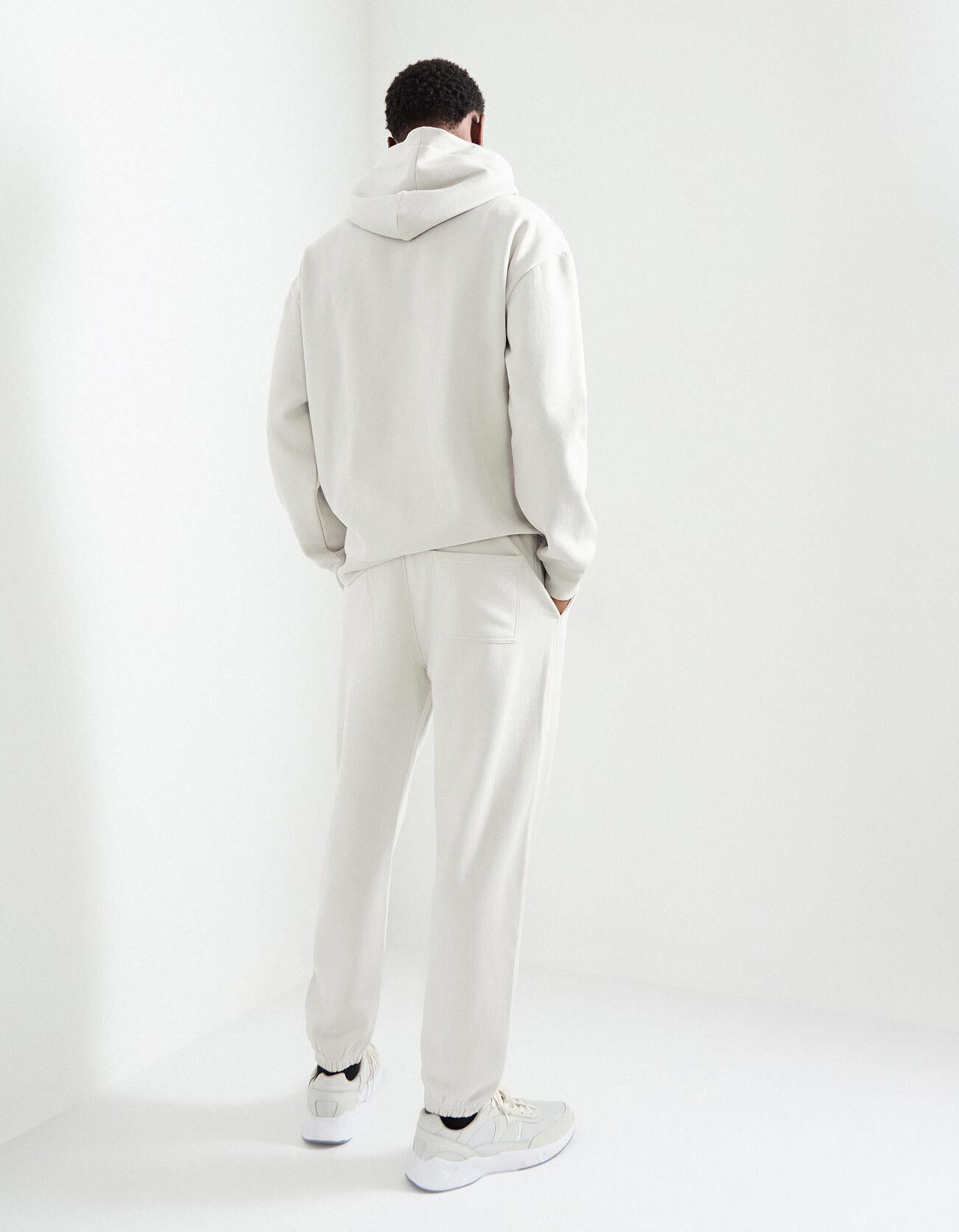 Comprar Online Cal&ccedil;as Jogging de Felpa, Homem, Cinzento Claro