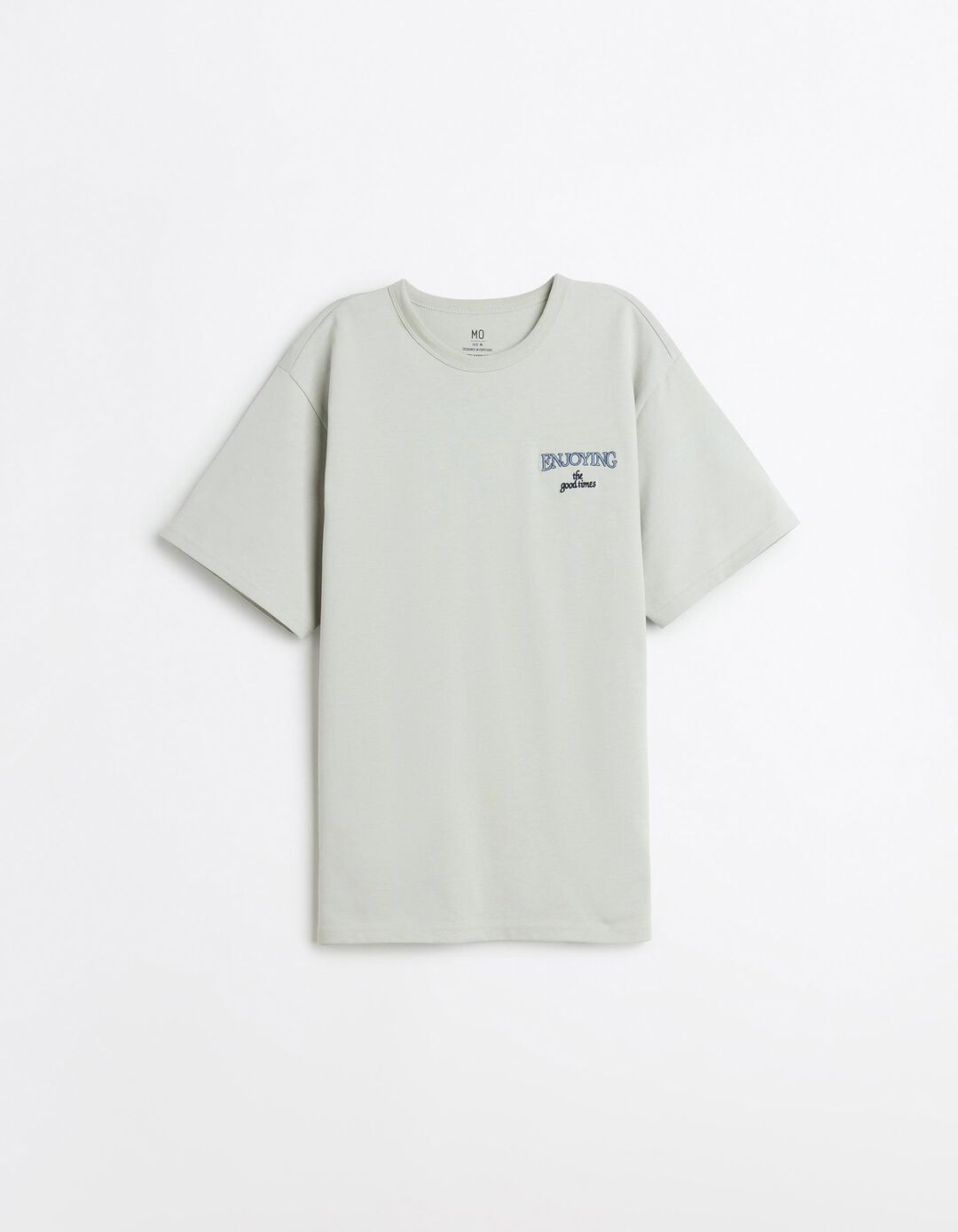 T-shirt Heavy Jersey Bordado, Homem, Vermelho Escuro