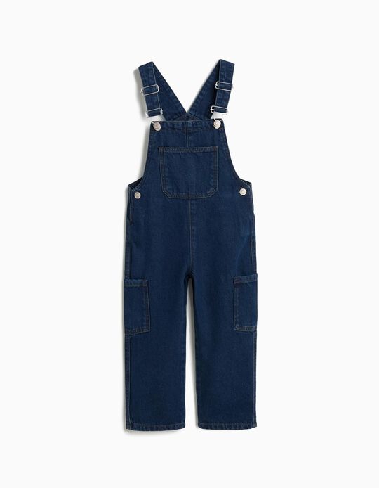 Comprar Online Jardineiras de Ganga, Menino, Azul Escuro