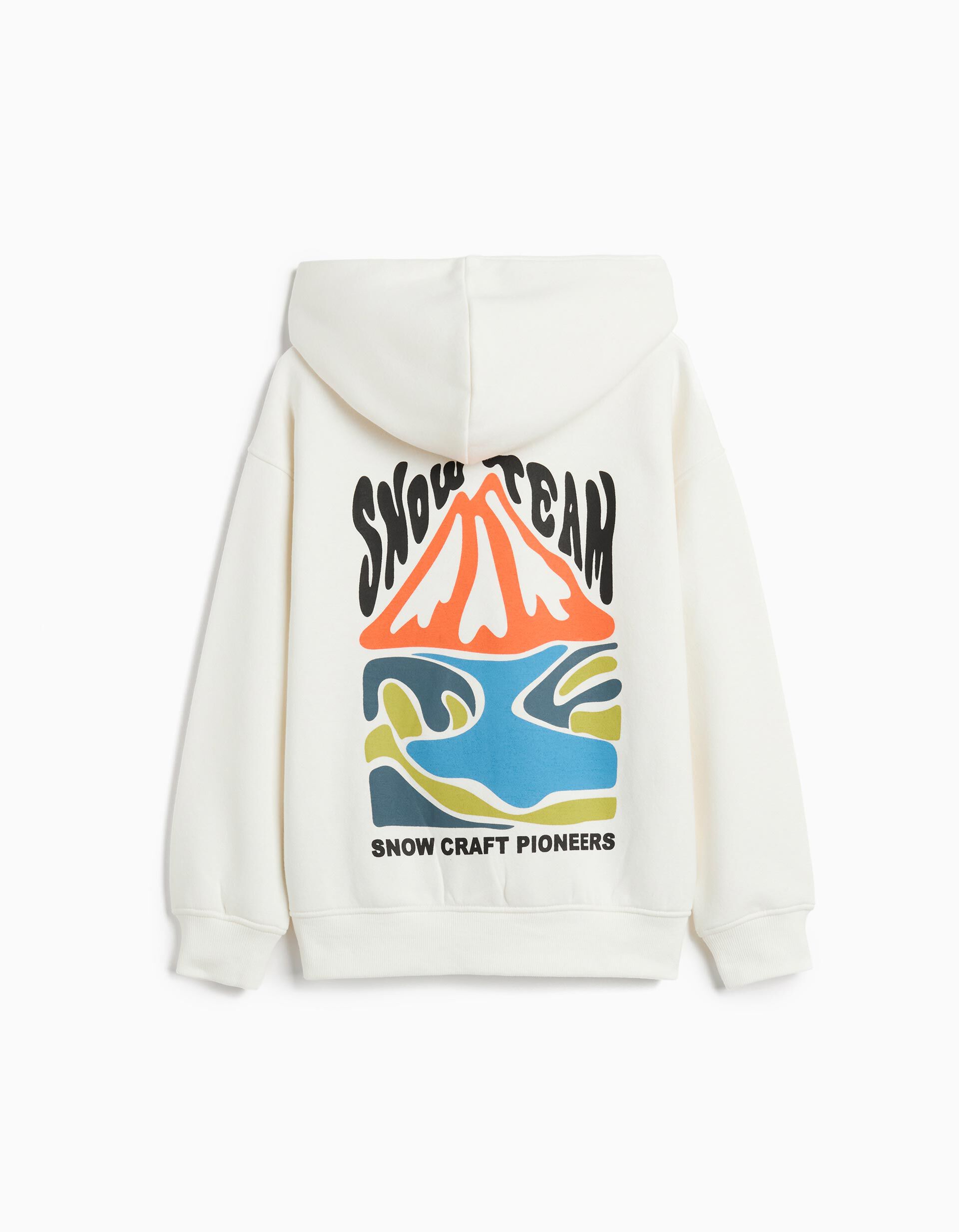 Comprar Online Sweatshirt com Capuz, Menino, Branco