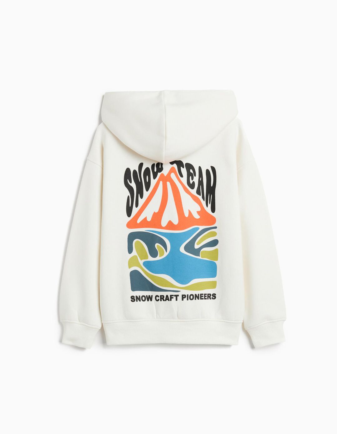 Sweatshirt com Capuz, Menino, Branco