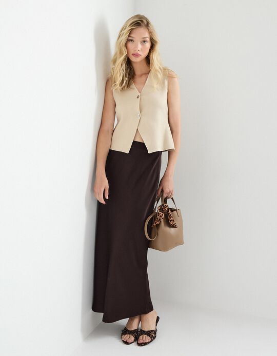 Comprar Online Colete, Mulher, Bege Claro