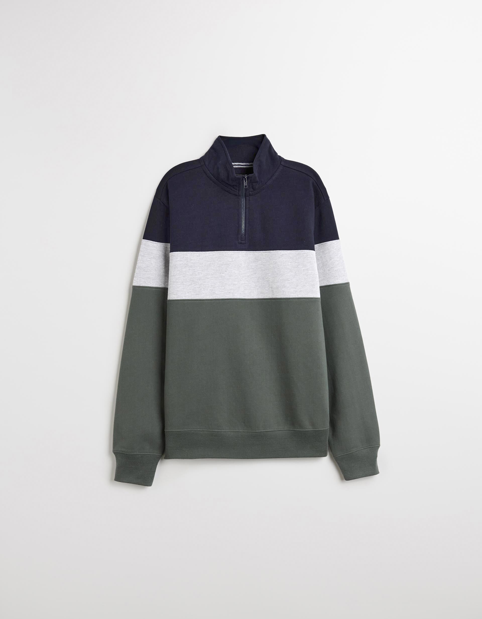Comprar Online Sweatshirt com Fecho, Homem, Verde Escuro