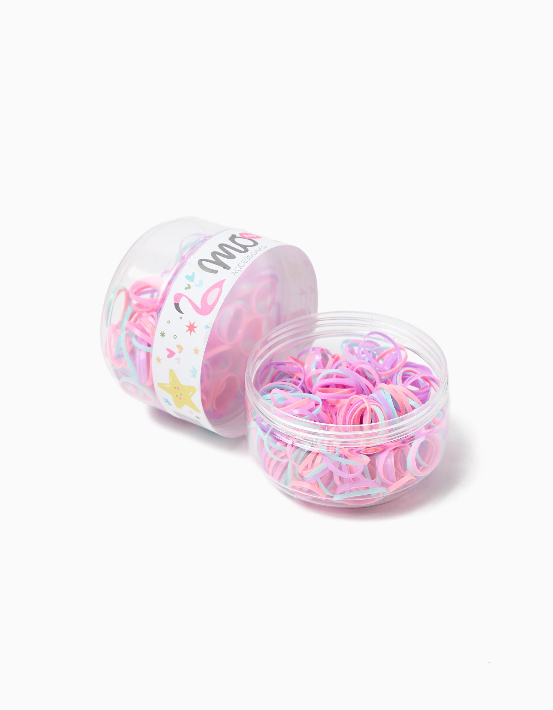 Comprar Online Pack 550 El&aacute;sticos de Cabelo, Menina, Rosa