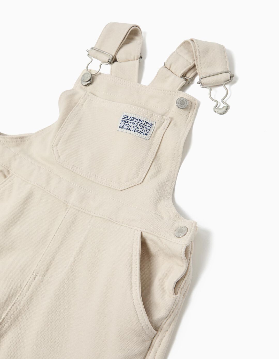 Jardineiras, Menino, Bege Claro