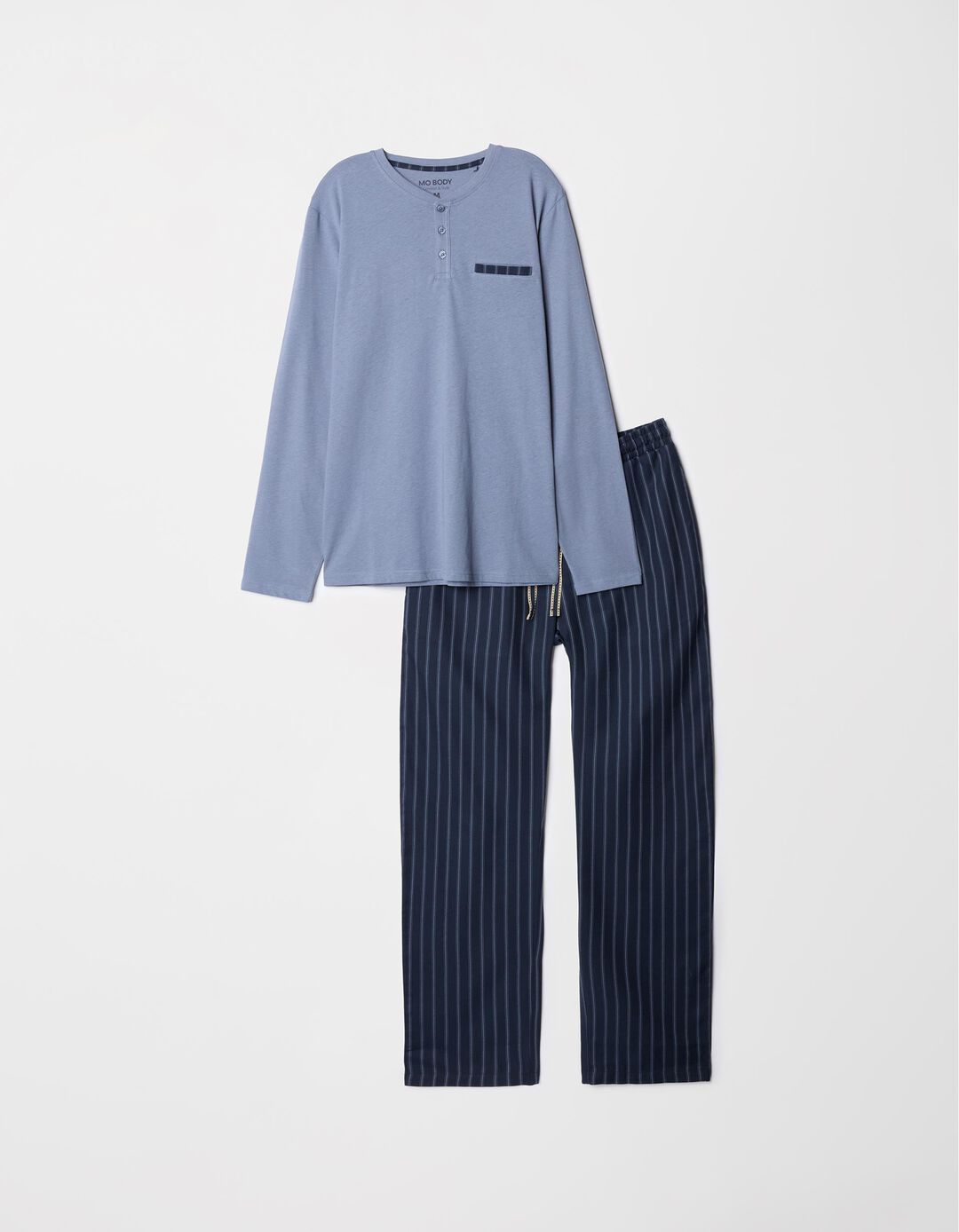 Pijama, Homem, Azul 