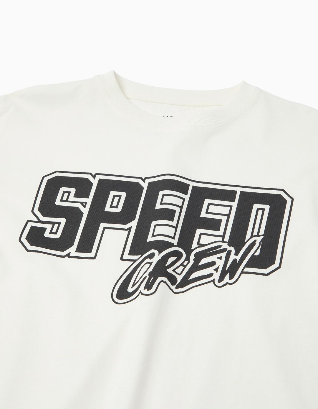 T-shirt de Manga Comprida, Menino, Branco