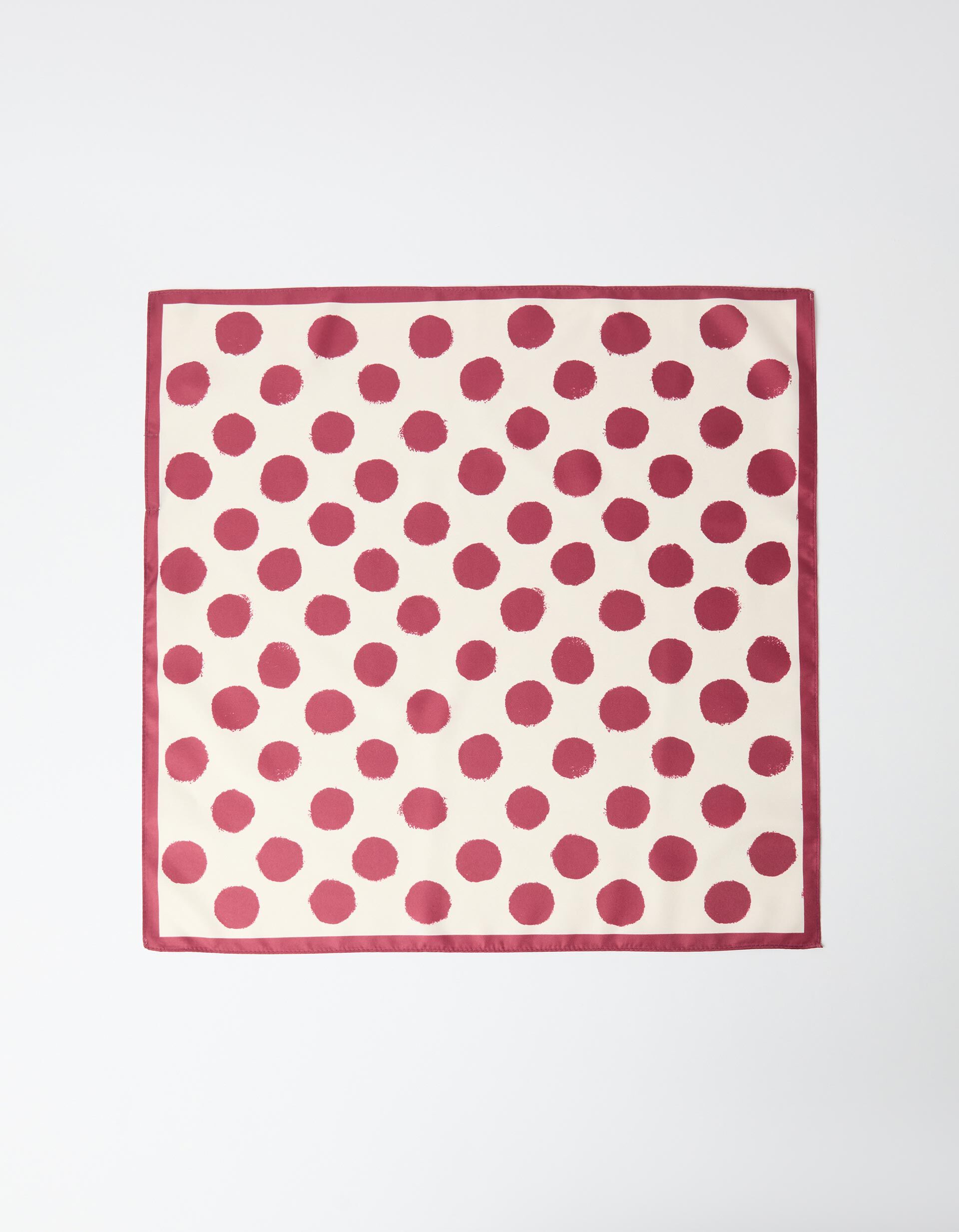 Comprar Online Len&ccedil;o De Bolinhas, Mulher, Vermelho Escuro
