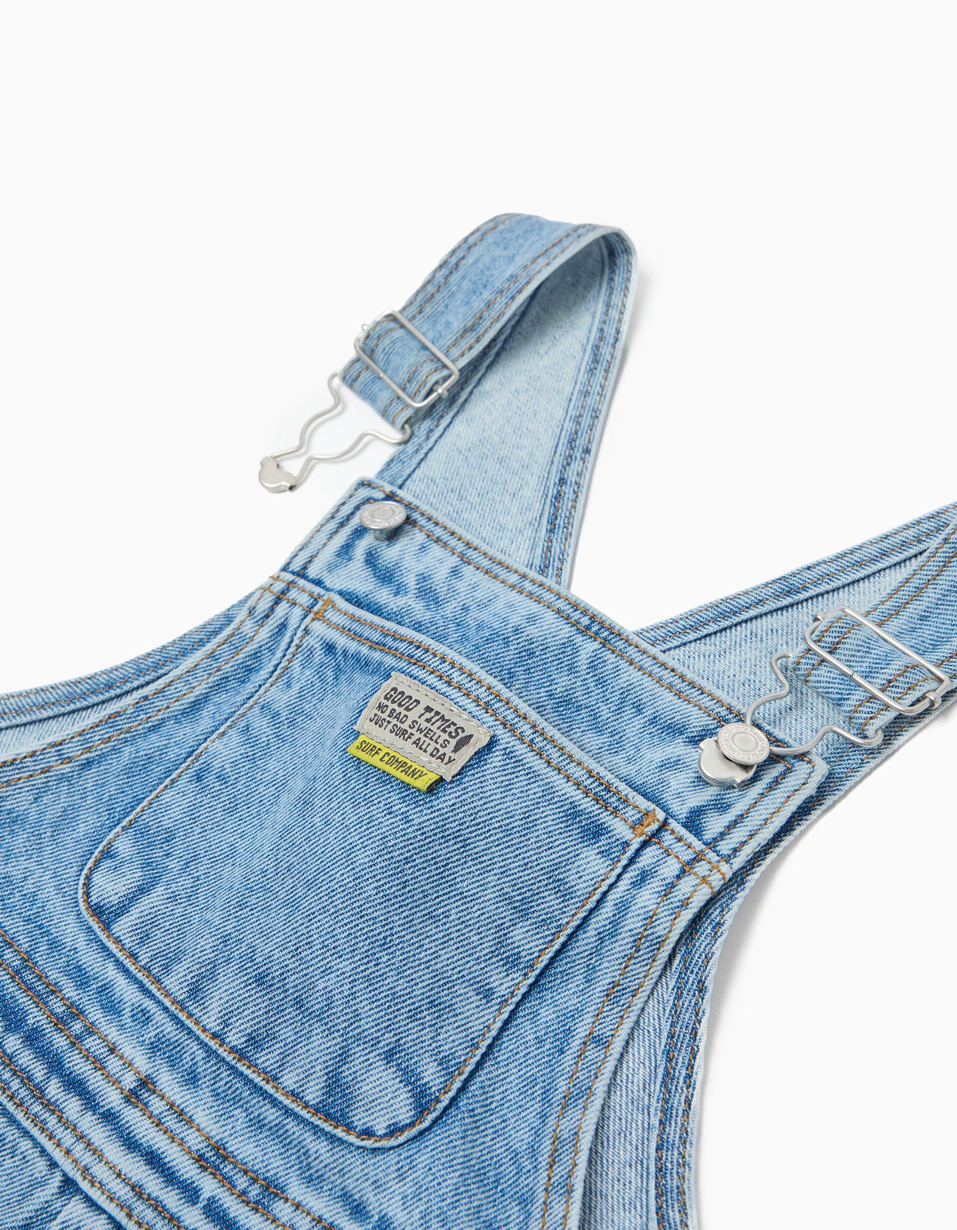 Comprar Online Jardineiras de Ganga, Menino, Azul Claro