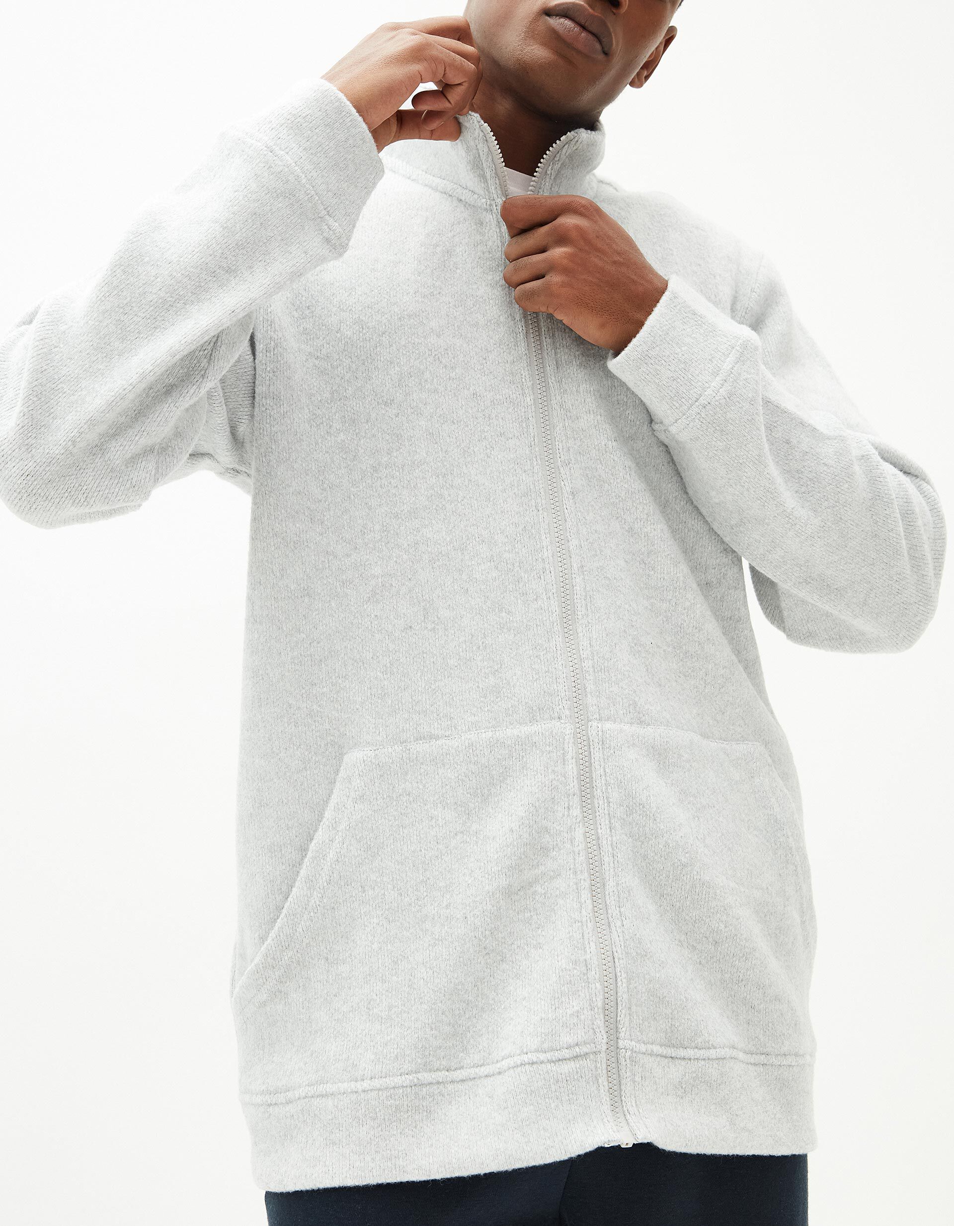 Comprar Online Casaco Fleece, Homem, Cinzento Claro