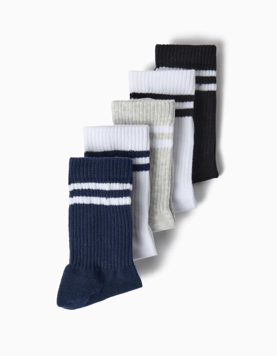 Comprar Online Pack 5 Pares de Meias, Menino, Multicor