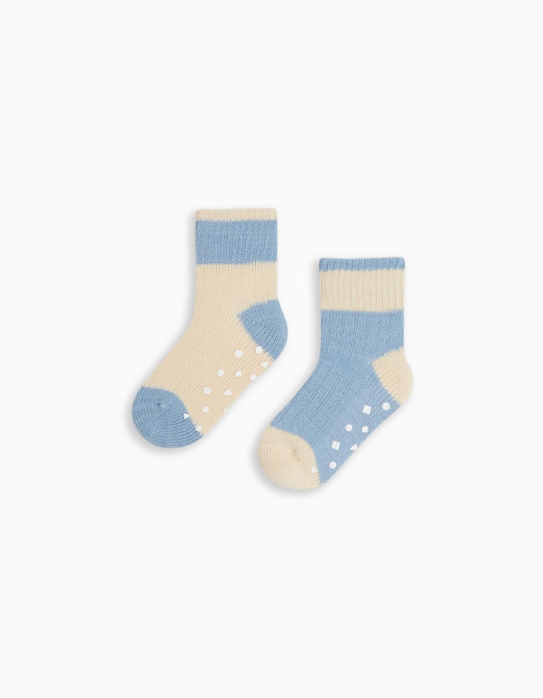 Pack 2 Pairs of Non-Slip Mesh Socks, Boys, Multicolor