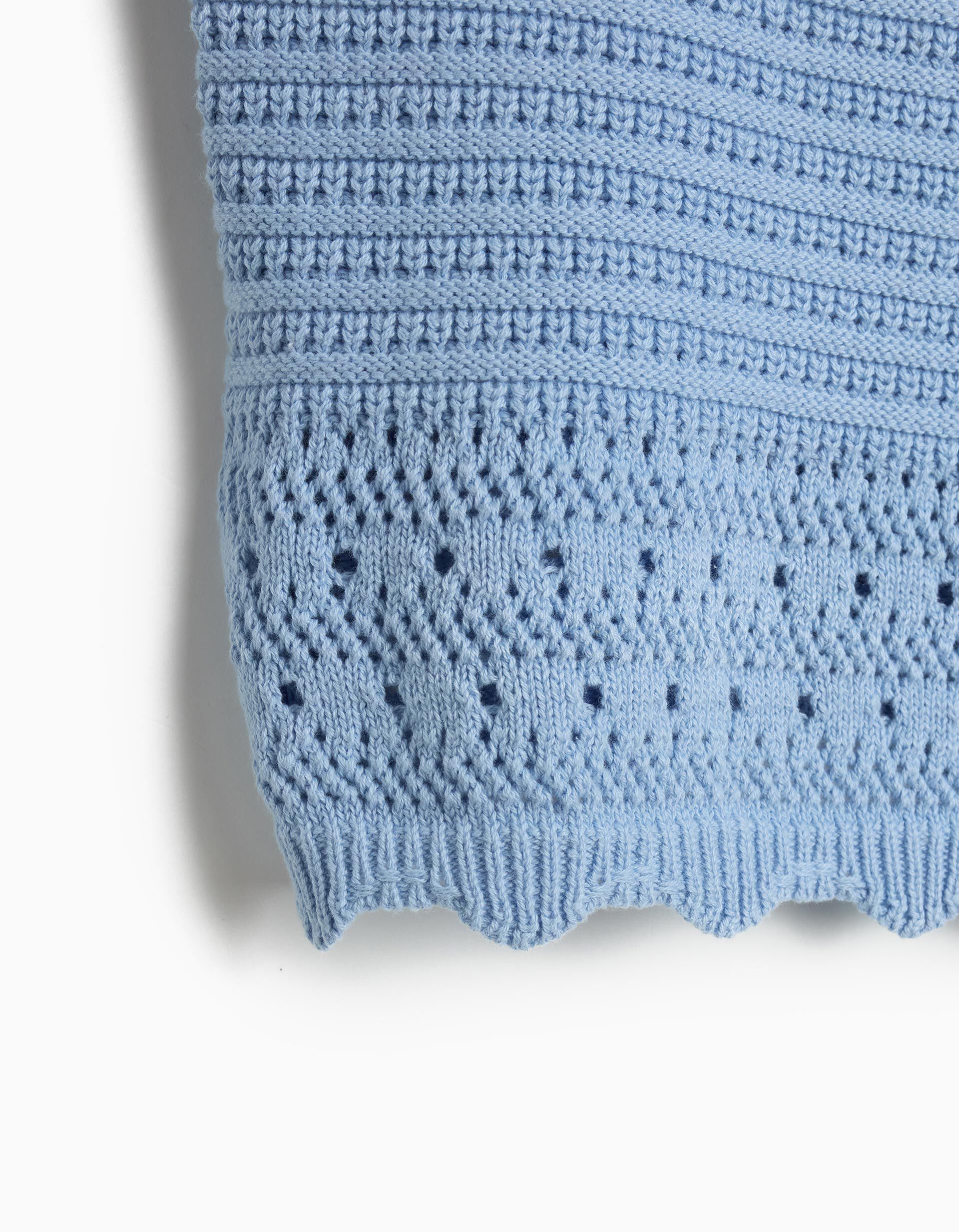 Comprar Online Top Crochet, Menina, Azul Claro