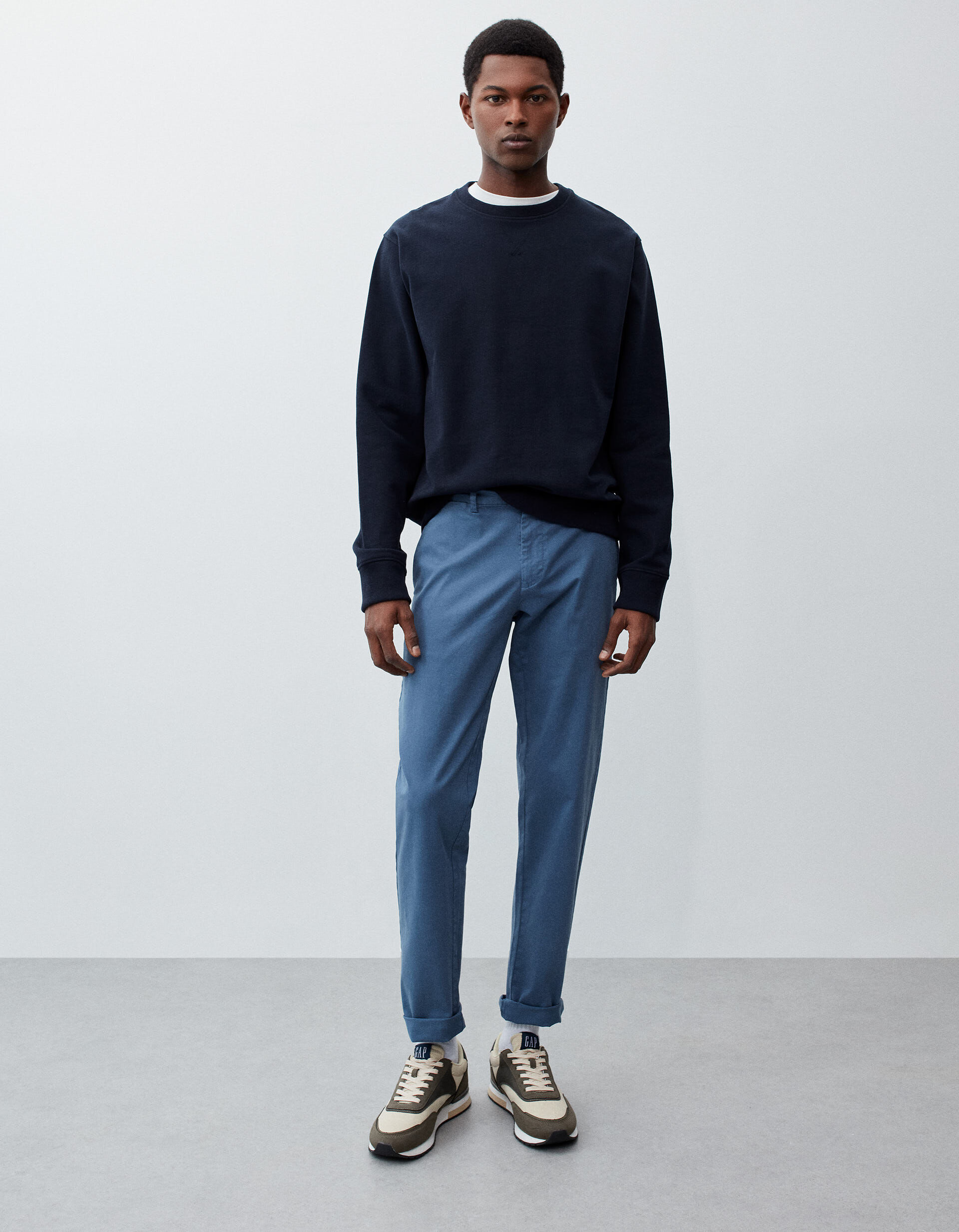Calças slim fit homem discount