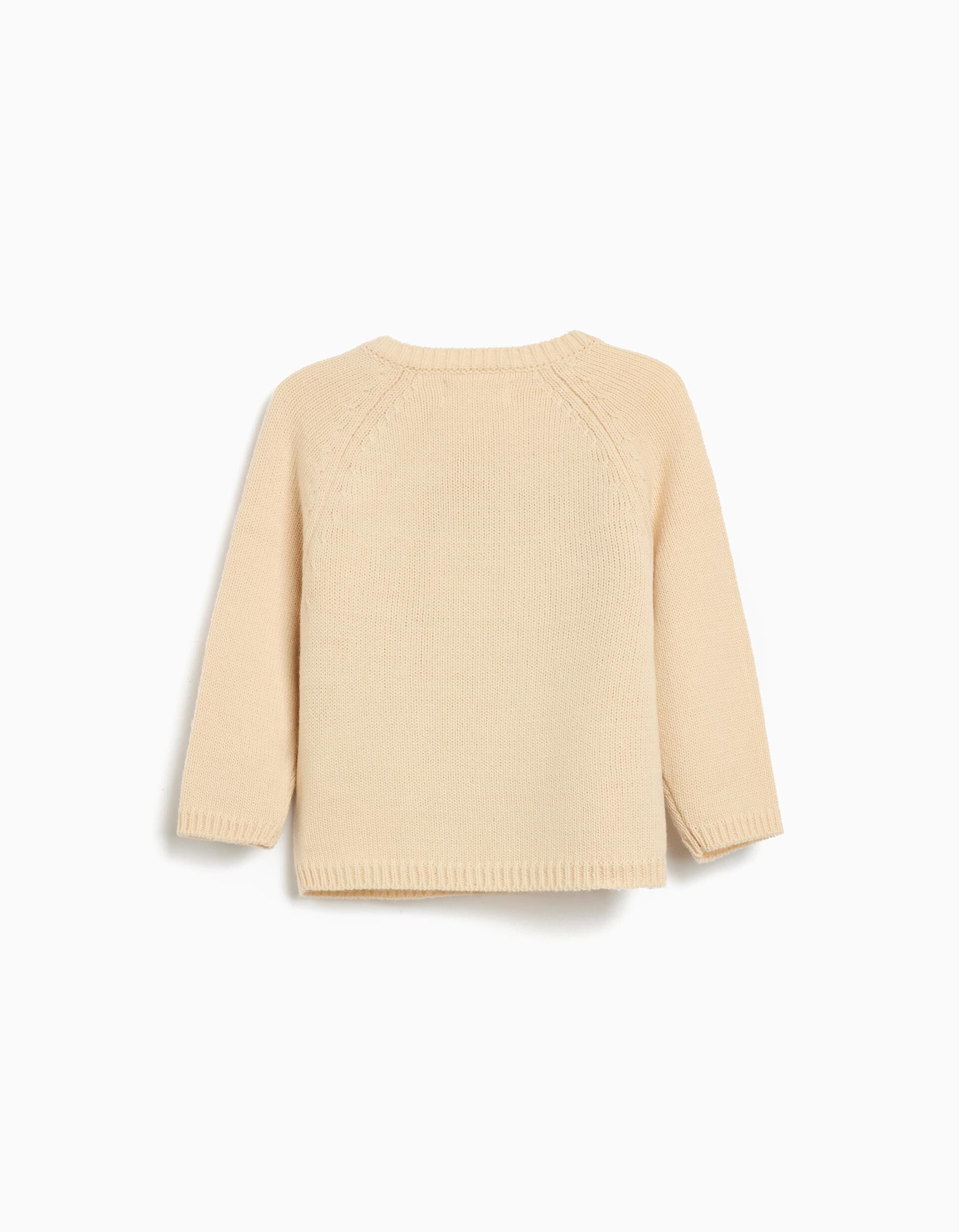 Comprar Online Camisola de Malha, Rec&eacute;m-Nascido, Bege Claro