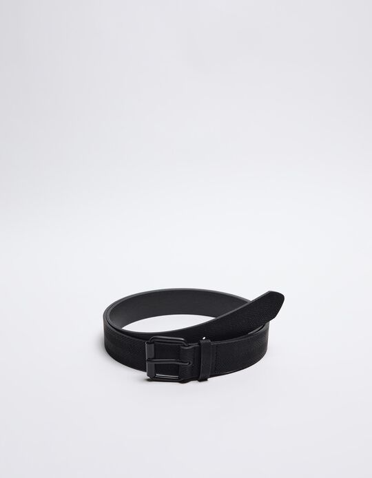 Comprar Online Cinto Textura, Homem, Preto